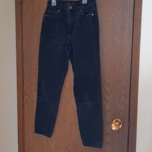 Black Patchwork Jeans